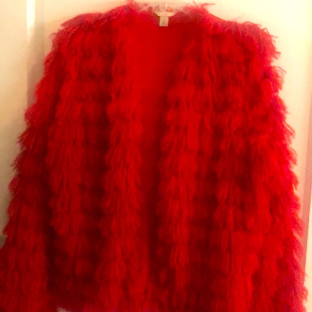 Est. 1946 red fringed jacket